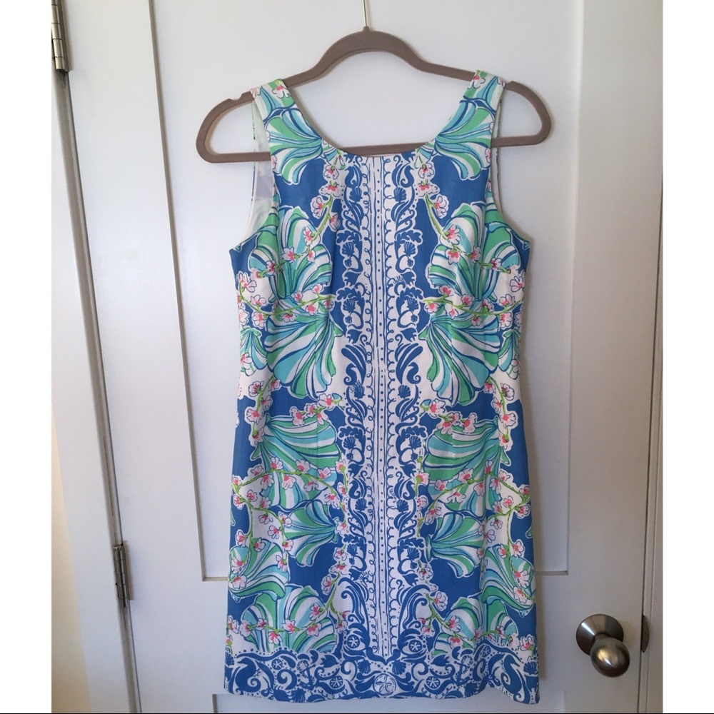 Lilly Pulitzer Blue Dress Size: 4